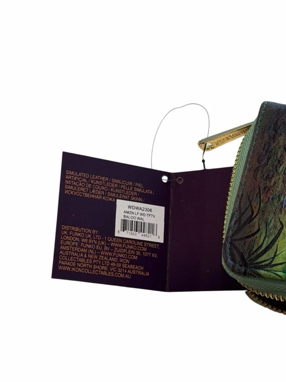 Loungefly x Disney Treasures From The Vault Zip Around Wallet NWT Jungle Book